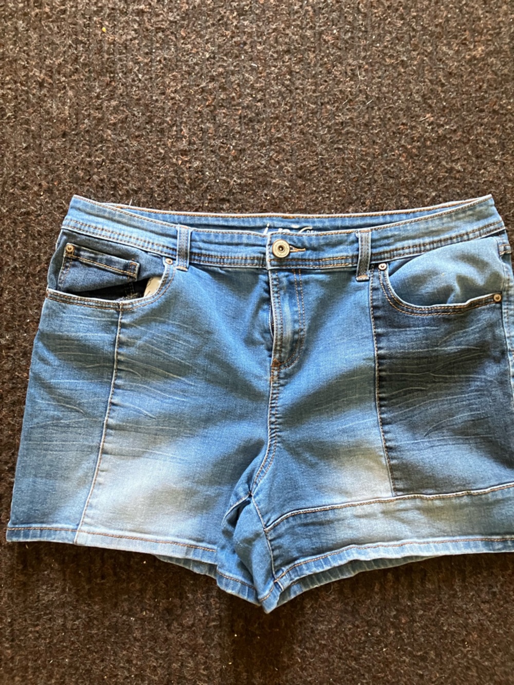 INC International Concepts Light Blue Denim Shorts